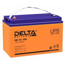 Аккумулятор DELTA HR 12-100, 12В 100Ач, AGM, 12В 100Ач, AGM