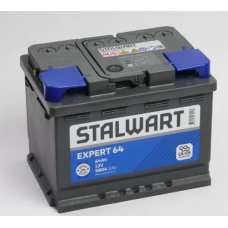 Аккумулятор STALWART Expert  64 Ач, 580 А, прямая полярность