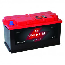 Аккумулятор UNIKUM  90 Ач, 700 А, прямая полярность