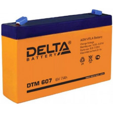 Аккумулятор DELTA DTM 6В 7 Ач (DTM 607)